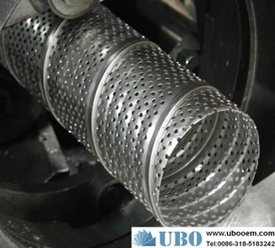 Perforated tube filter