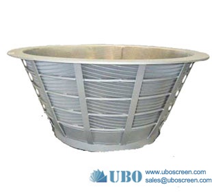 Wedge Wire Screen Centrifuge Basket